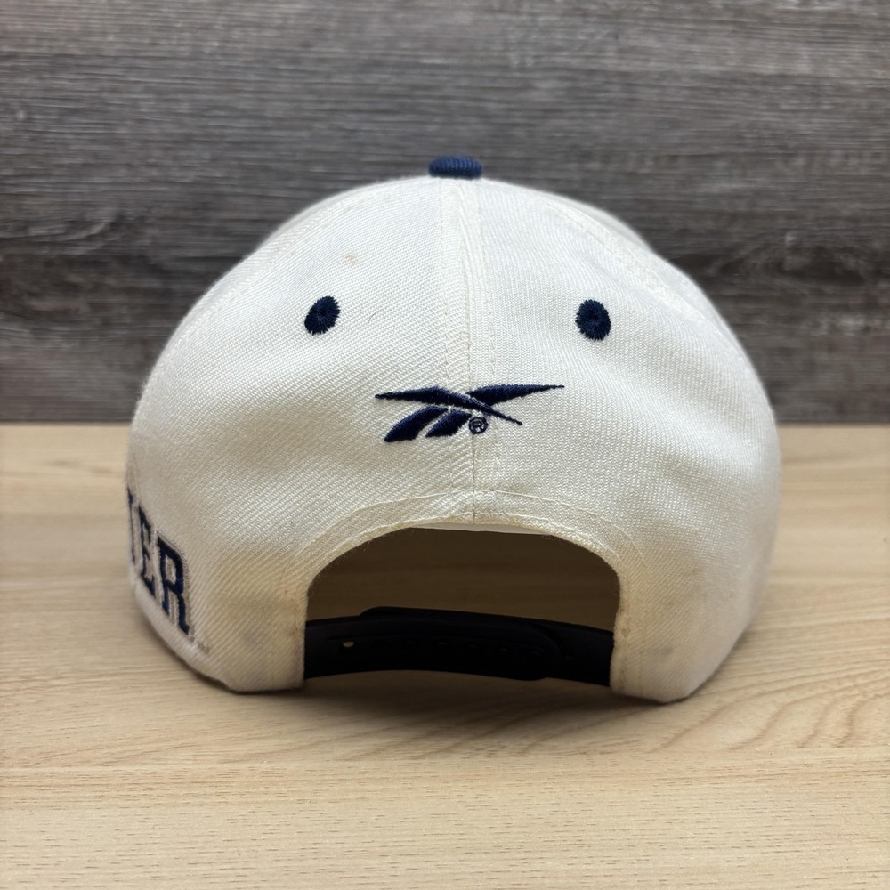 Xavier Musketeers Hat Cap Snap Back One Size Mens Navy NCAA Basketball Reebok - Picture 6 of 12